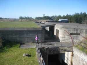 Bunkers at Fort Worden near Port Townsend, Washington